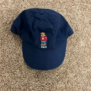 Polo by Ralph Lauren Kids Cap in Navy with Bear Design